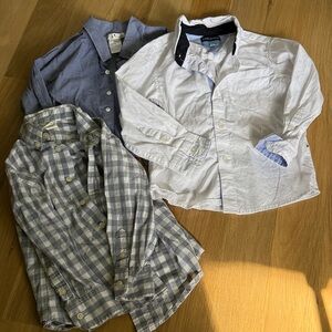 Bundle of 3 Toddler Boys Button Down Shirts